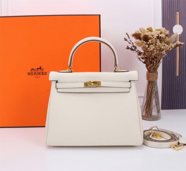 Hermes Birkin White Bag Premium