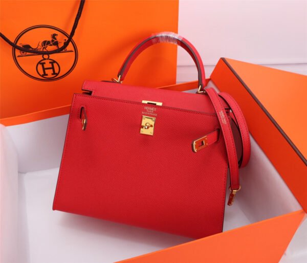 Hermes Birkin Red Bag Premium - Image 4