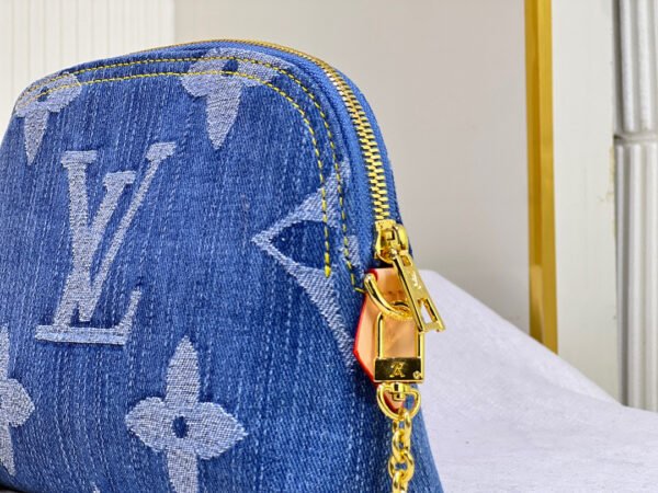 LV Denim Pochette | Luxury Cosmetic Bag - Image 4