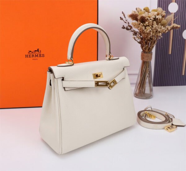 Hermes Birkin White Bag Premium - Image 9