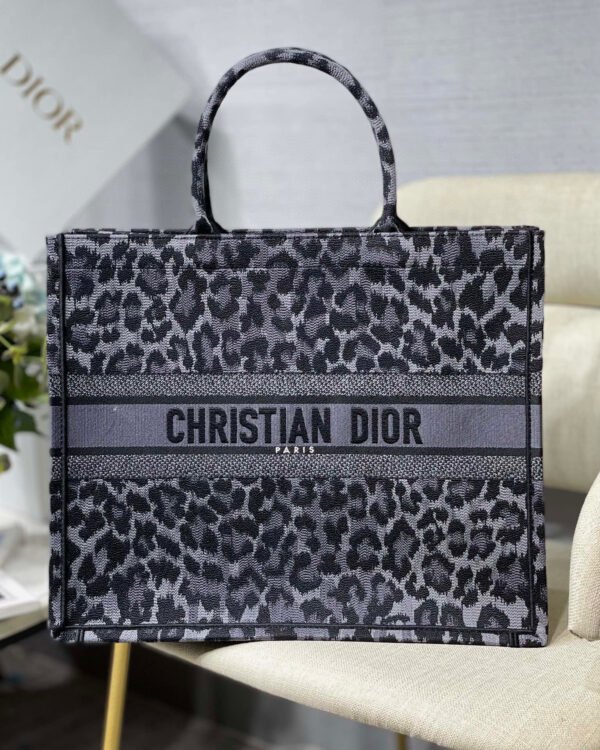 Dior Book Tote Leopard Bag